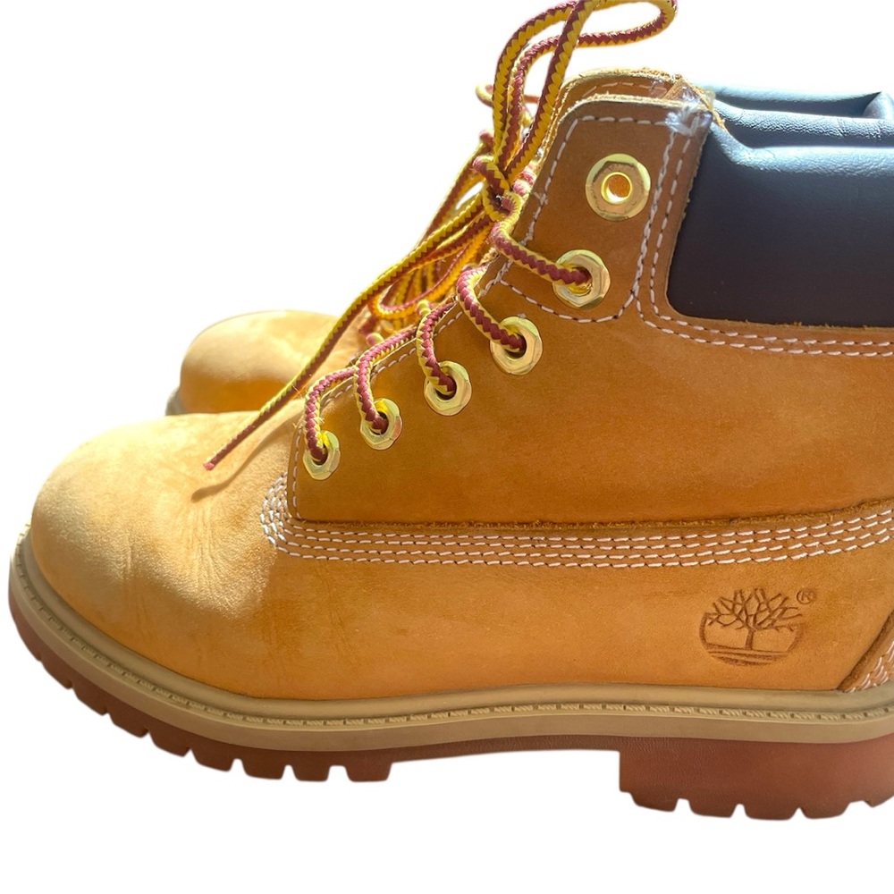 Kids Used Timberland Wheat Nubuck Boots